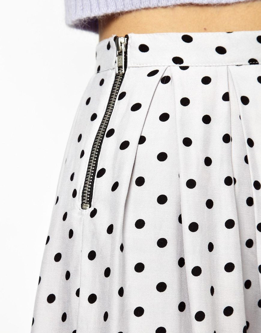 Motel Anna Polka Dot Skirt