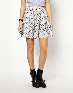 Motel Anna Polka Dot Skirt